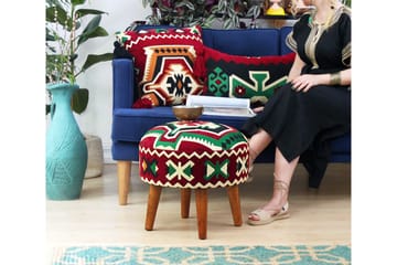 Tarrytown Sittepuff 46 cm - Flerfarget - Møbler - Stoler - Krakk - Puff