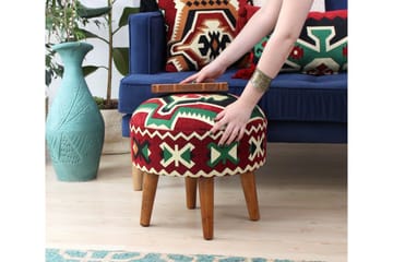 Tarrytown Sittepuff 46 cm - Flerfarget - Møbler - Stoler - Krakk - Puff