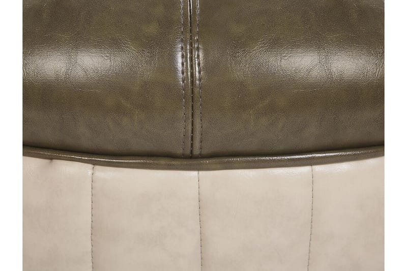 Tartaruga Sittepuff - Kunstlær/Grønn/Beige - Møbler - Stoler - Krakk - Puff