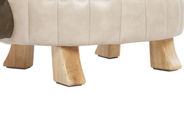 Tartaruga Sittepuff - Kunstlær/Gr ønn/Beige - Møbler - Stoler - Krakk - Puff