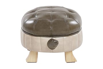 Tartaruga Sittepuff - Kunstlær/Grønn/Beige - Møbler - Stoler - Krakk - Puff