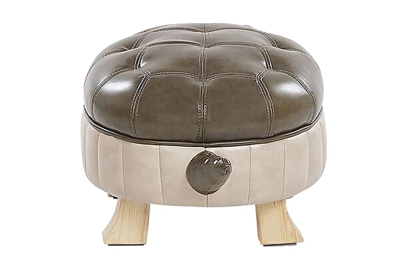 Tartaruga Sittepuff - Kunstlær/Grønn/Beige - Møbler - Stoler - Krakk - Puff