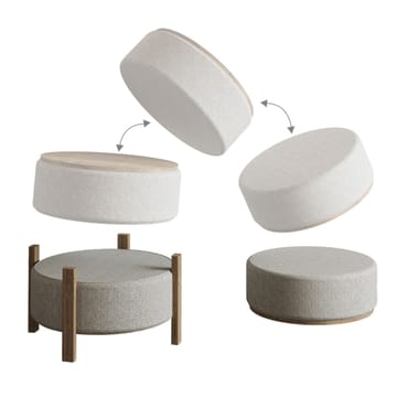 Tuffet Atelier Del Sofa - Møbler - Stoler - Krakk - Puff