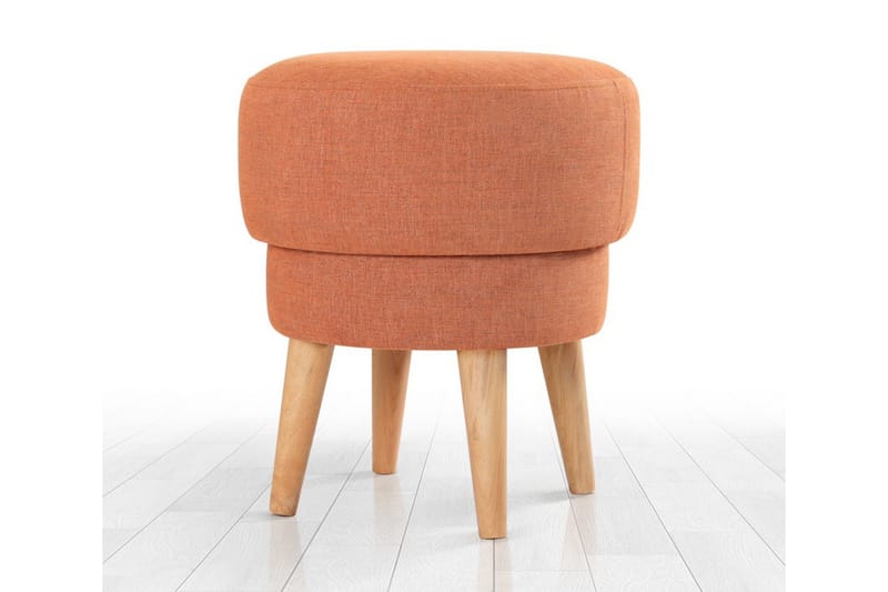 Veccio Sittepuff 47 cm - Oransje - Møbler - Stoler - Krakk - Puff