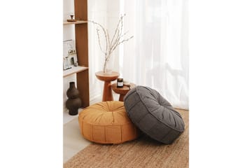Vintage Sittepuff 60 cm - Antrasitt - Møbler - Stoler - Krakk - Puff