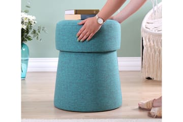 Waterford Sittepuff 40 cm - Blå - Møbler - Stoler - Krakk - Puff