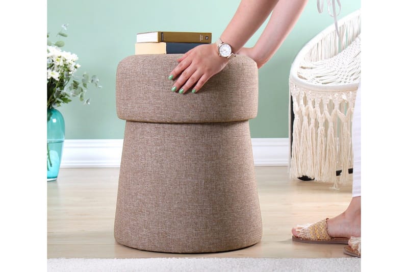 Waterford Sittepuff 40 cm - Brun - Møbler - Stoler - Krakk - Puff