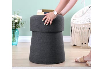 Waterford Sittepuff 40 cm - Grå - Møbler - Stoler - Krakk - Puff