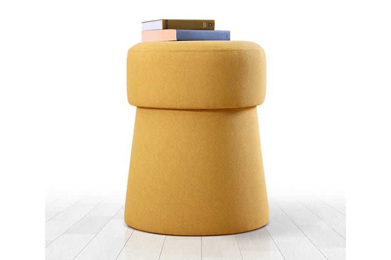 Waterford Sittepuff 40 cm - Sennepsgul - Møbler - Stoler - Krakk - Puff