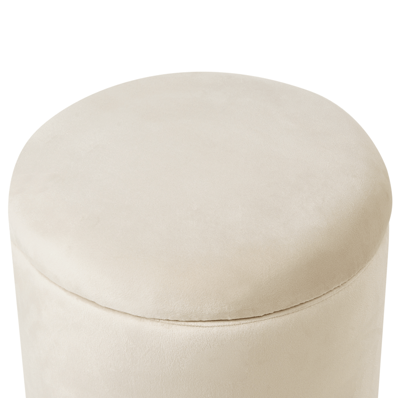 Puff Wenona - Lys beige - Møbler - Stoler - Krakk - Puff
