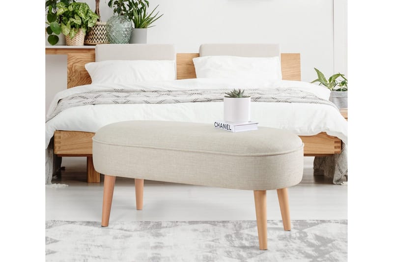 Werribee Sittepuff 100 cm - Beige - Møbler - Stoler - Krakk - Puff