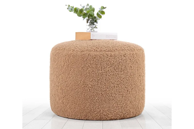 Whitman Sittepuff 54 cm - Brun - Møbler - Stoler - Krakk - Puff