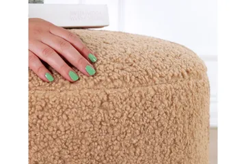 Whitman Sittepuff 54 cm - Brun - Møbler - Stoler - Krakk - Puff