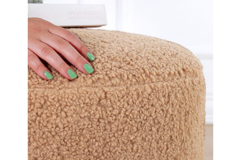 Whitman Sittepuff 54 cm - Brun - Møbler - Stoler - Krakk - Puff