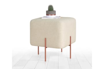 Yellowknife Sittepuff 40 cm - Beige - Møbler - Stoler - Krakk - Puff