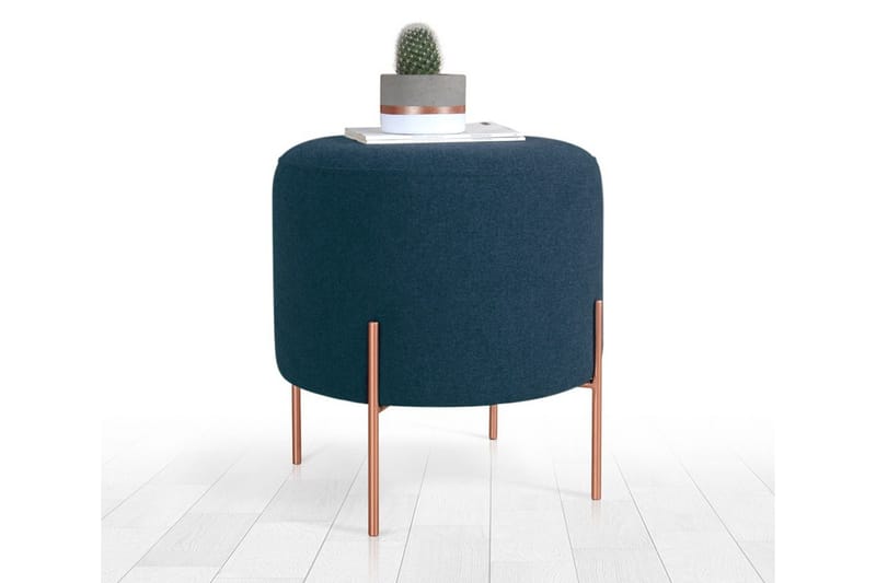 Yellowknife Sittepuff 40 cm - Blå - Møbler - Stoler - Krakk - Puff