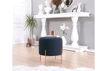 Yellowknife Sittepuff 40 cm - Blå - Møbler - Stoler - Krakk - Puff