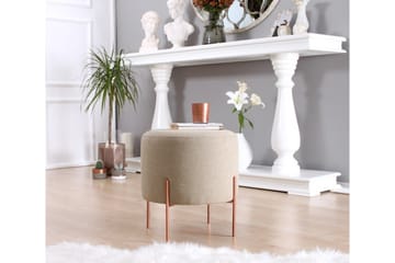 Yellowknife Sittepuff 40 cm - Brun - Møbler - Stoler - Krakk - Puff