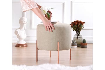 Yellowknife Sittepuff 40 cm - Brun - Møbler - Stoler - Krakk - Puff