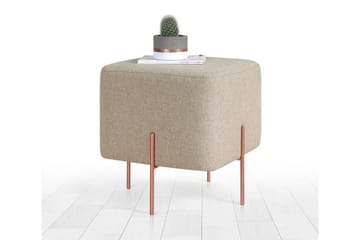 Yellowknife Sittepuff 40 cm - Brun - Møbler - Stoler - Krakk - Puff