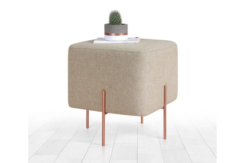 Yellowknife Sittepuff 40 cm - Brun - Møbler - Stoler - Krakk - Puff