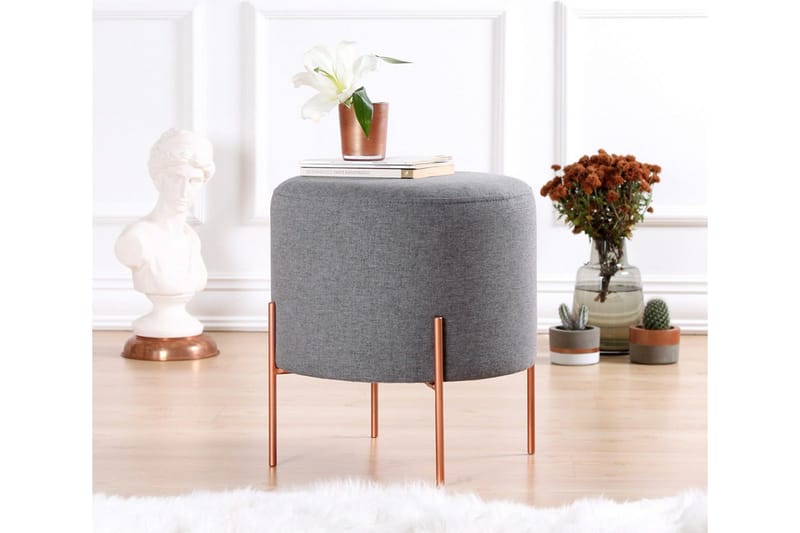 Yellowknife Sittepuff 40 cm, Grå