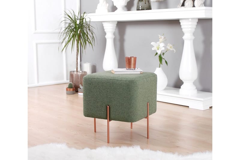 Yellowknife Sittepuff 40 cm - Grønn - Møbler - Stoler - Krakk - Puff