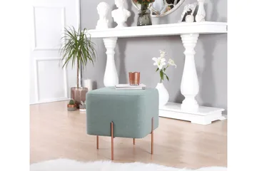 Yellowknife Sittepuff 40 cm - Havsgrønn - Møbler - Stoler - Krakk - Puff