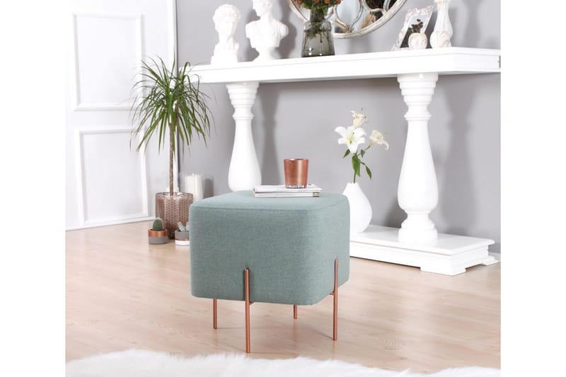 Yellowknife Sittepuff 40 cm - Havsgrønn - Møbler - Stoler - Krakk - Puff