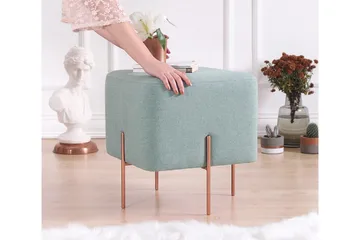Yellowknife Sittepuff 40 cm - Havsgrønn - Møbler - Stoler - Krakk - Puff