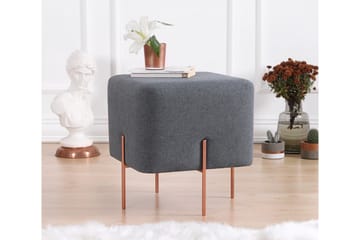 Yellowknife Sittepuff 40 cm - Mørkegrå - Møbler - Stoler - Krakk - Puff