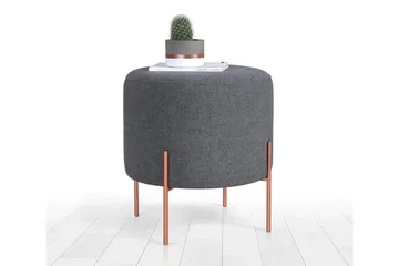 Yellowknife Sittepuff 40 cm - Mørkegrå - Møbler - Stoler - Krakk - Puff