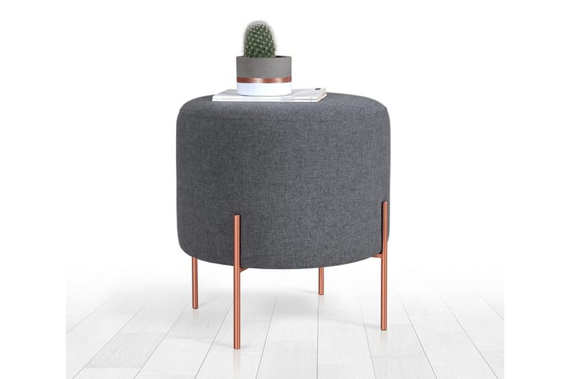 Yellowknife Sittepuff 40 cm - Mørkegrå - Møbler - Stoler - Krakk - Puff