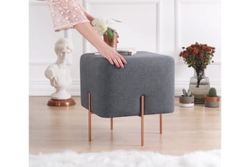 Yellowknife Sittepuff 40 cm - Mørkegrå - Møbler - Stoler - Krakk - Puff