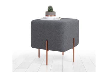 Yellowknife Sittepuff 40 cm - Mørkegrå - Møbler - Stoler - Krakk - Puff