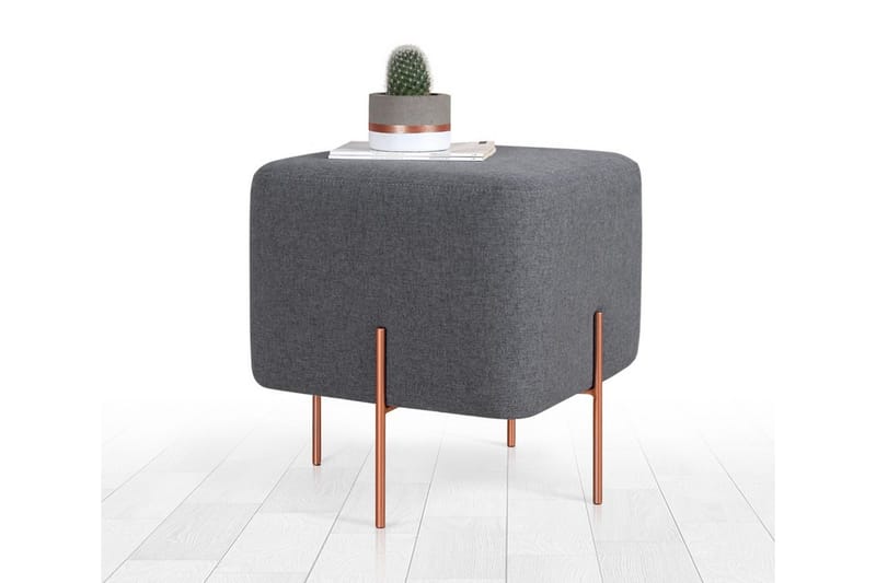 Yellowknife Sittepuff 40 cm - Mørkegrå - Møbler - Stoler - Krakk - Puff