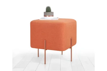 Yellowknife Sittepuff 40 cm - Oransje - Møbler - Stoler - Krakk - Puff
