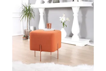 Yellowknife Sittepuff 40 cm - Oransje - Møbler - Stoler - Krakk - Puff