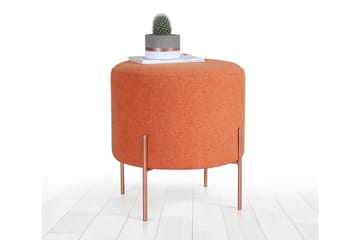 Yellowknife Sittepuff 40 cm - Oransje - Møbler - Stoler - Krakk - Puff