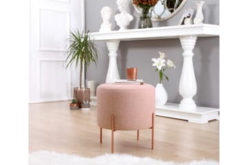 Yellowknife Sittepuff 40 cm - Rosa - Møbler - Stoler - Krakk - Puff