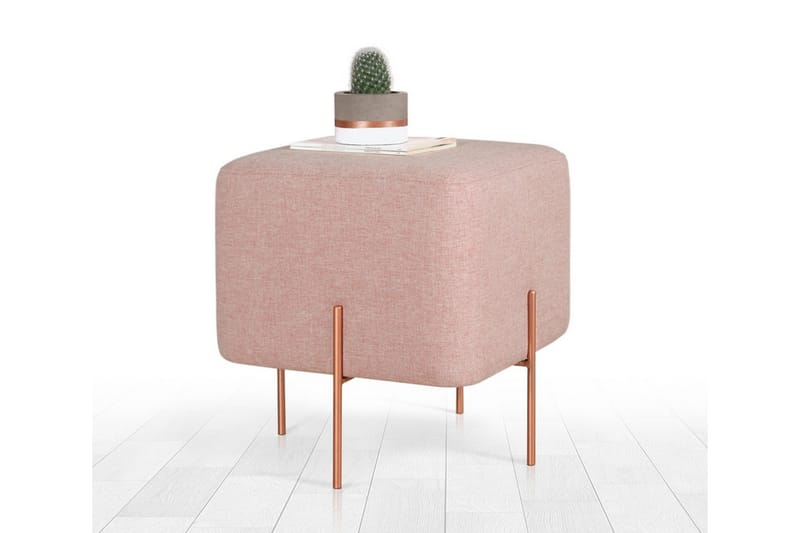 Yellowknife Sittepuff 40 cm - Rosa - Møbler - Stoler - Krakk - Puff