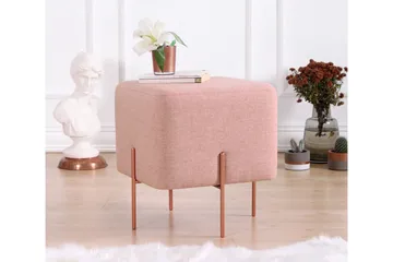 Yellowknife Sittepuff 40 cm - Rosa - Møbler - Stoler - Krakk - Puff