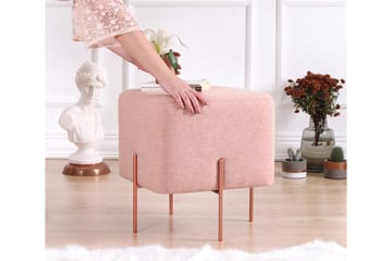 Yellowknife Sittepuff 40 cm - Rosa - Møbler - Stoler - Krakk - Puff