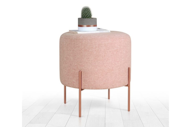 Yellowknife Sittepuff 40 cm - Rosa - Møbler - Stoler - Krakk - Puff