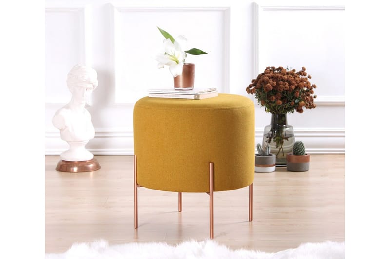 Yellowknife Sittepuff 40 cm, Sennepsgul