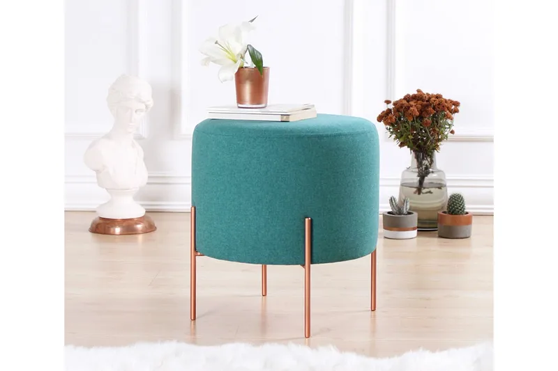 Yellowknife Sittepuff 40 cm, Turkis