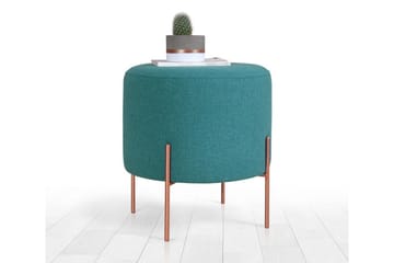 Yellowknife Sittepuff 40 cm - Turkis - Møbler - Stoler - Krakk - Puff