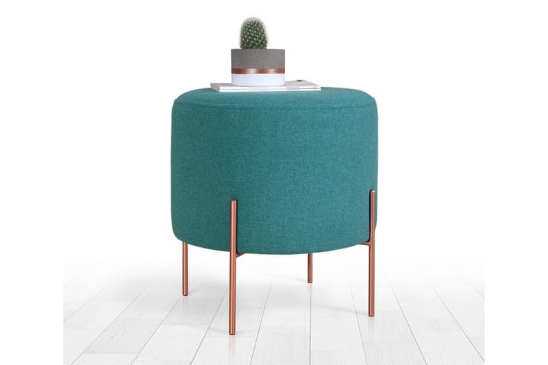 Yellowknife Sittepuff 40 cm - Turkis - Møbler - Stoler - Krakk - Puff