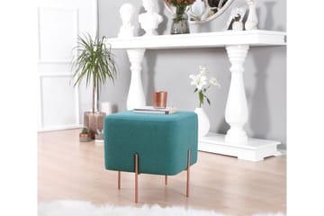 Yellowknife Sittepuff 40 cm - Turkis - Møbler - Stoler - Krakk - Puff