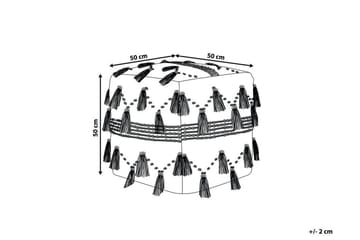 Youness Sittepuff 50x50 cm - Beige - Møbler - Stoler - Krakk - Puff